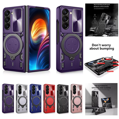 For Samsung Galaxy Z Fold 7 6 5G Shockproof hard back hard Flip cover Case - 第 2/17 張圖片