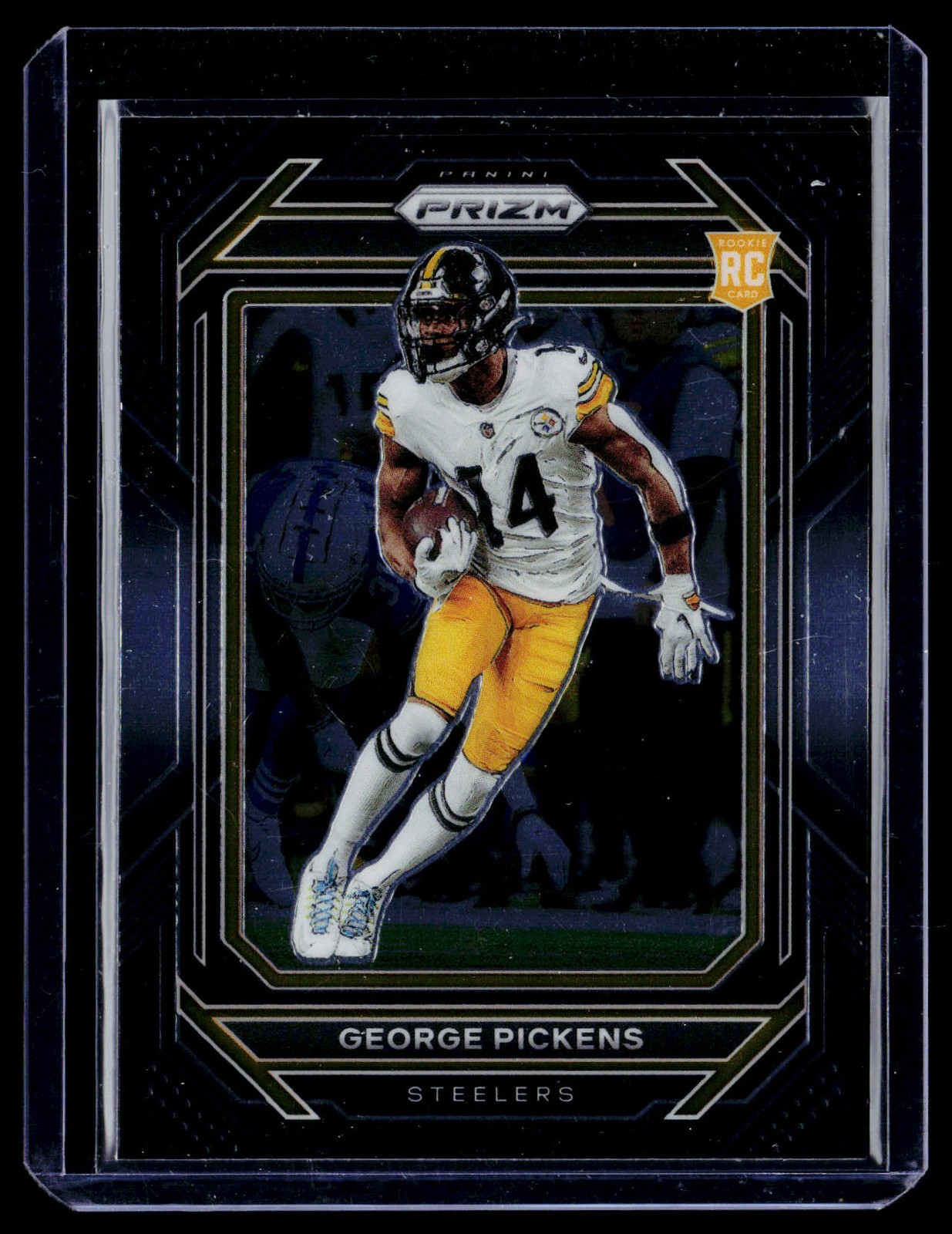 2022 Panini Chronicles #PB-20 George Pickens Prizm Black Silver Rookie