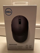 Dell MS5120W Mobile Pro Wireless Mouse Wireless 2.4GHz, Bluetooth 5.0 new sealed