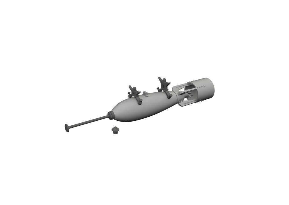 Eduard Accessories 6481077 - 1:48 P-40 250Lb Mk.2 British Bomb Print Eduard New