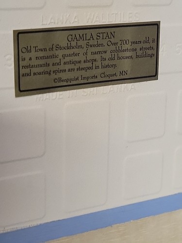 3 Framed Bergquist Imports Swedish Gamla Stan Stockholm Sweden 19.5x7.5 - 第 7/7 張圖片