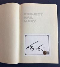 ANDY WEIR SIGNED PROJECT HAIL MARY BOOK 1st Edition AUTOGRAPHED BECKETT
