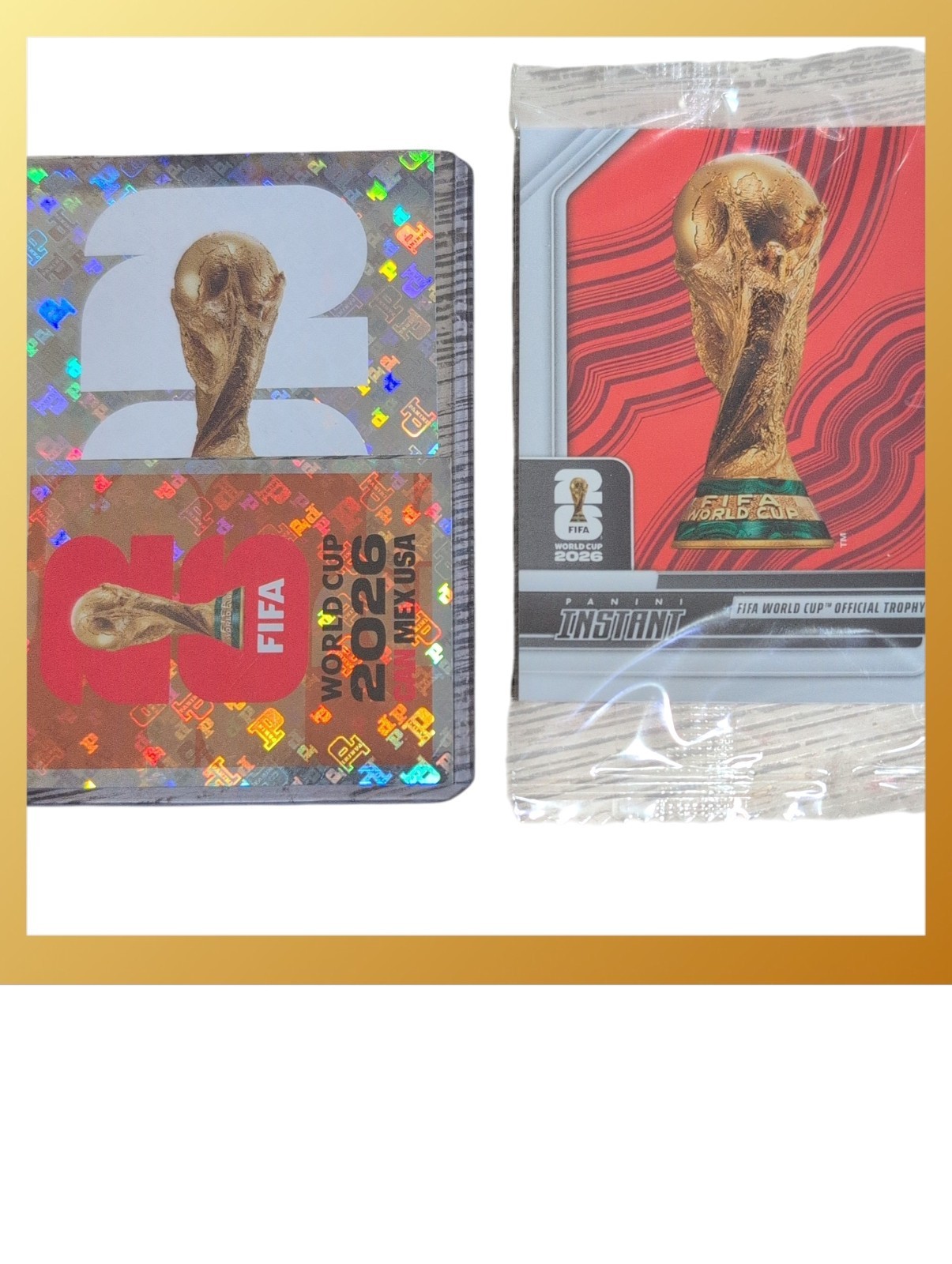 Panini FIFA World Cup 2026 Hologram FWC 1/6-WCTT Instant CARDS ( 3 ) PACK