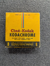 Vintage 1949 Cine-Kodak Kodachrome 8mm Home Movie Film Reel - Sealed NIB NEW