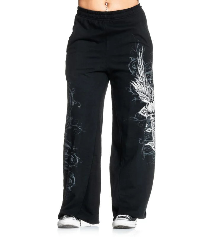 Affliction Stoffhose Herren Death Eyes Sweatpant schwarz Rockwear, Streetwear