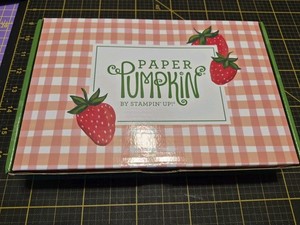 New In Box Stampin up Paper Pumpkin July 2025 kit- Sweeter With You Strawberries