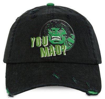 Marvel Disney Parks Hulk You Mad? Cap Adjustable Youth Hat