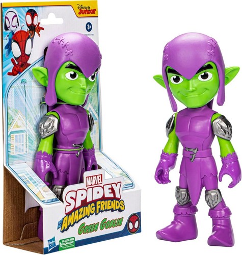 Spidey and His Amazing Friends Supersized Green Goblin 9-inch Action Figure - Picture 3 of 5