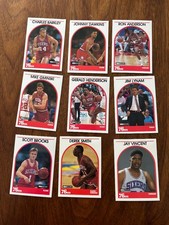 89-90 NBA Hoops Philadelphia 76ers Complete Team Set Charles Barkley