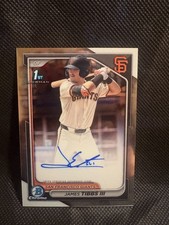 2024 Bowman Draft Chrome James Tibbs III 1st Bowman Auto Dodgers