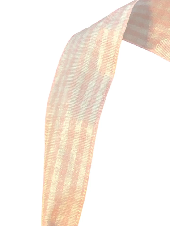 Placa de cerámica Mud Pie bienvenida bebé niña cinta de guinga rosa personalizada nueva sin etiquetas Foto 4 de 4