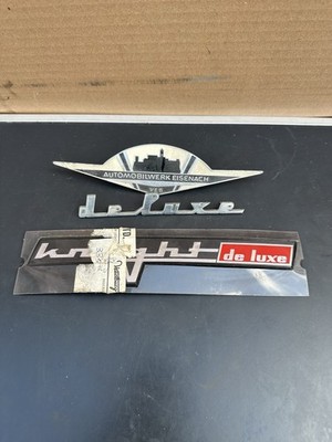 #A5 Wartburg Knight Deluxe Badge Kit. New Old Stock. Wartburg 353W Badge Logo