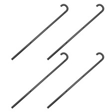 4pcs Plastic Magician Crutch: Theatrical Cane Black Three-section Stick Cosplay