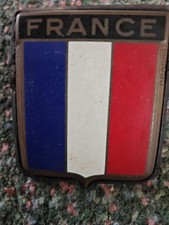Old DRAGO Vintage Used Car Mascot Badge :  Brass and Enamel   DRAGO FRANCE
