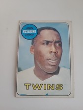 1969 Topps #218 John Roseboro VG Minnesota Twins Baseball Card 