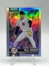 2026 Topps Series 1 WILL WARREN Rainbow Foil Parallel Card #176 New York Yankees