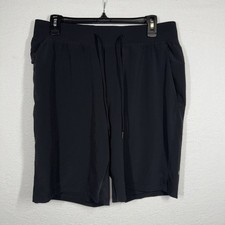 Lululemon T.H.E. Short 9" Linerless Black Size Large Training Lightweight EUC