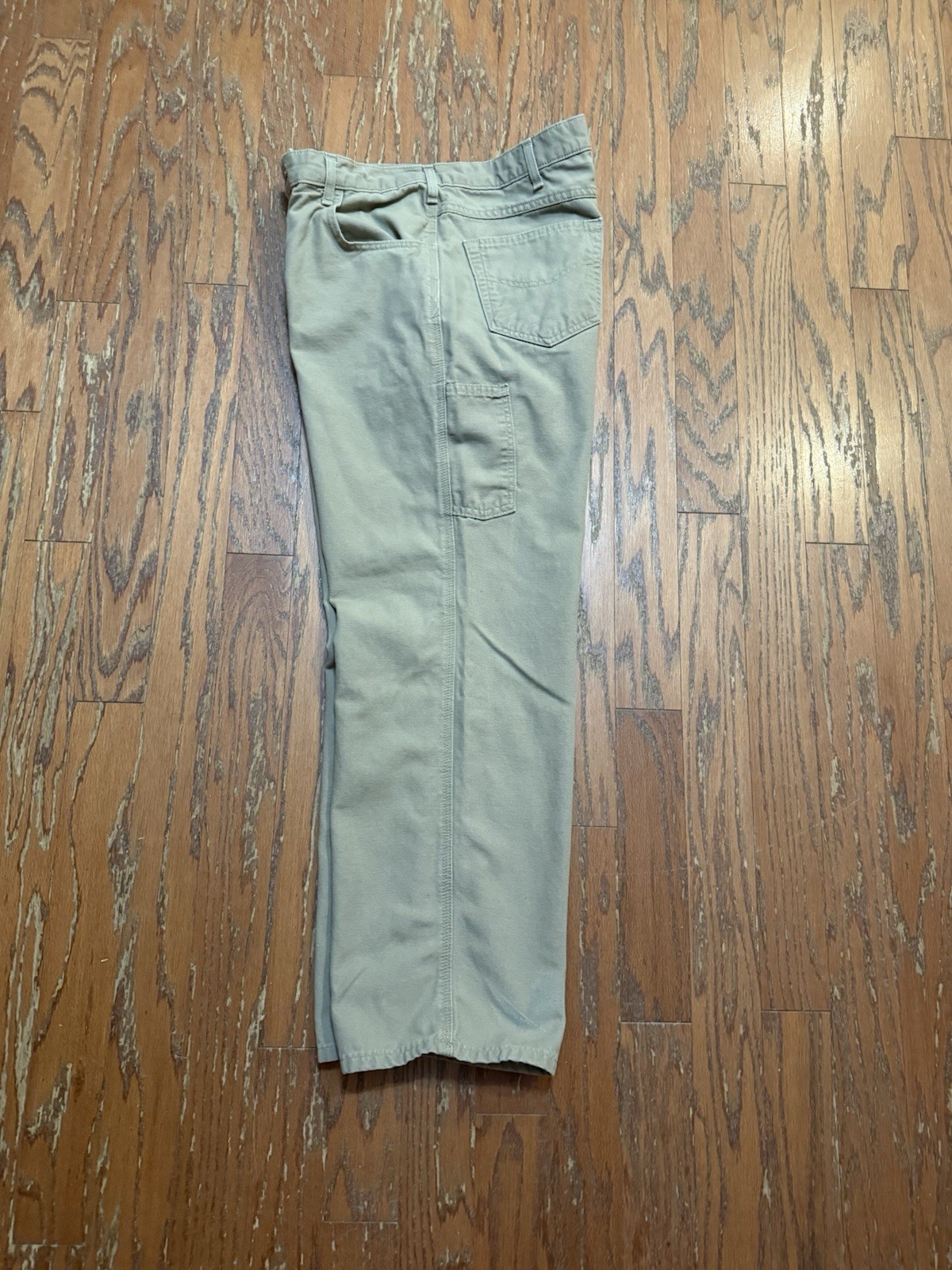 CARHARTT FRB159 GKH Flame Resistant Canvas Loose Fit Dungaree Cargo Pants 36x30. thumbnail 6