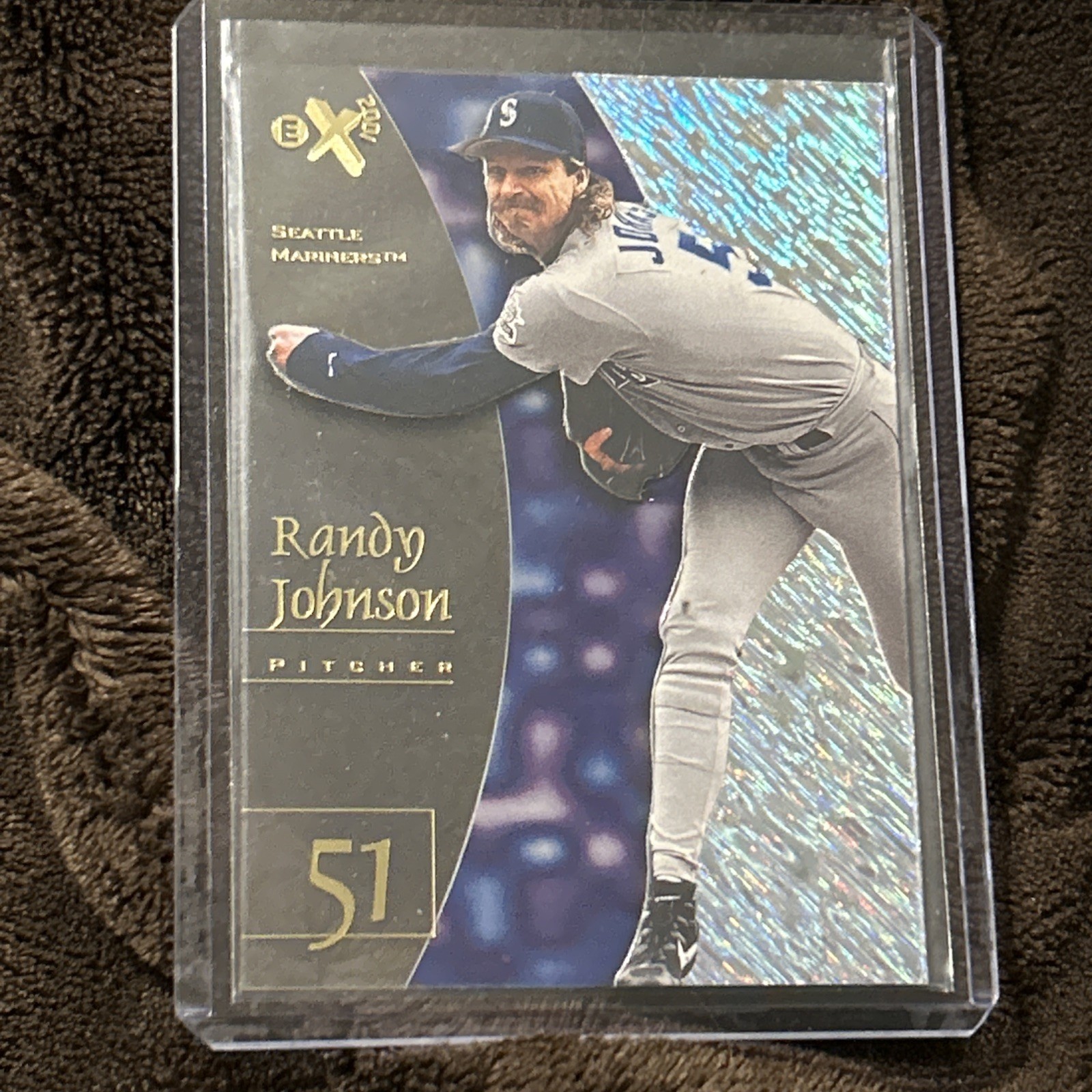 Randy Johnson #73 Baseball Cards 1998 Skybox EX 2001 trading card — raw and PSA graded price guide