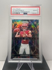 2024 Panini Prizm - Prizmatic Jayden Daniels #3 Green Prizm (RC) PSA 10