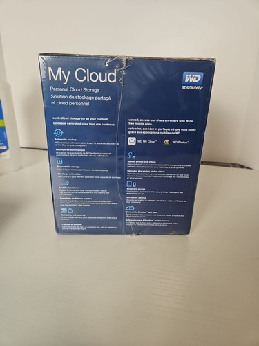WD Absolutely. My Cloud Petsonal Cloud Storage. 2-TB. BRAND NEW/SEALED. - Afbeelding 2 van 6