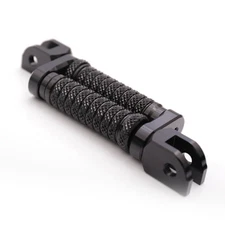 POLE Front 25mm Lowering Foot Pegs Black For Versys 650 KLE 18 19 20 21 22 23