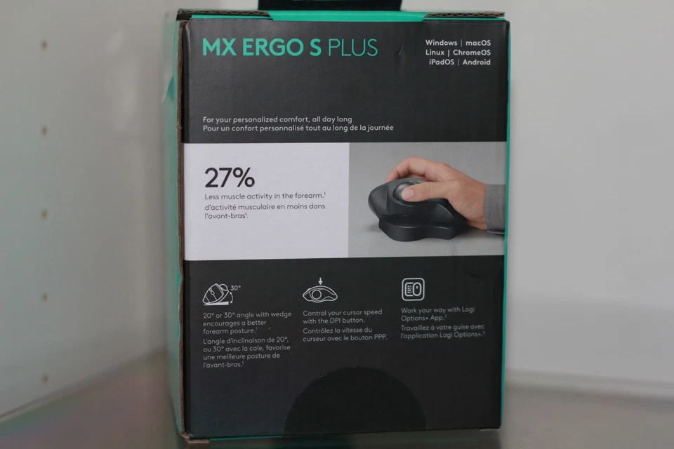 🔥Logitech MX ERGO S PLUS Wireless Trackball Mouse (910-007247) BRAND NEW - Image 4 of 4