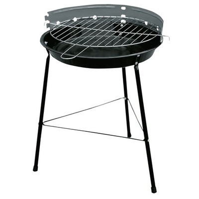 Grill für Garten BBQ aus Holzkohle kompakter und tragbarer Chromstahlgrill