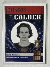 2022-23 Upper Deck Hockey Calder Candidates KENT JOHNSON CC-8 Blue Jackets