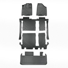 For Toyota Sienna 2013-2020 8 Seats Tpe Blk Floor Matstrunk Cargo Liner For Toyota Sienna 2013-2020 8 Seats Tpe Blk Floor Matstrunk Cargo Liner