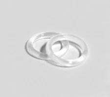 Candela Lasers Gentle Series Flash Lamp Clear O-Rings ORings PARTS Qty: x2 Pcs