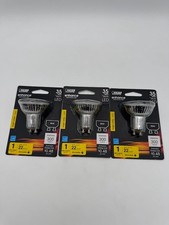Lot of 3 FEIT Electric 35W LED Dimmable GU-10 Base Light Bulbs New