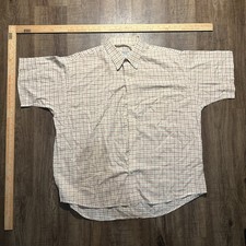 Yves Saint Laurent  Vintage YSL Men's XL Button Down Short Sleeve Shirt