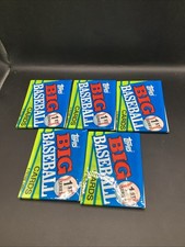 5 Unopened 1990 Topps Big Baseball 1st Series Cello Packs Sealed New Lot