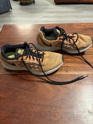 Nike Women's Zoom Pegasus 32 Running Shoes Size 8.5 Orange/Black