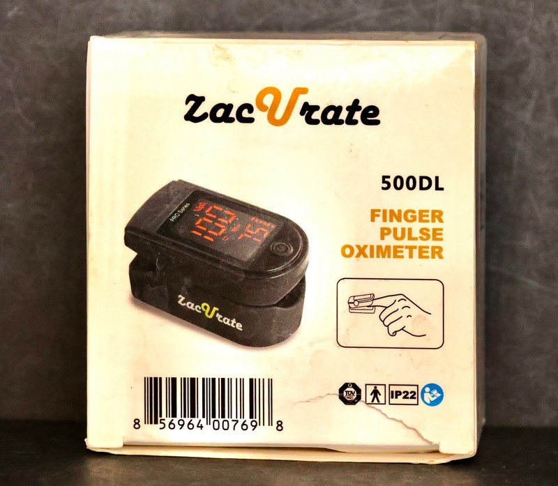 Finger pulse Onmeter works great.Extra.