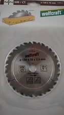 Wolfcraft Kreiss&auml;geblatt HM&Oslash;130/140/150/160/180/190/210 mm Spanplatte S&auml;geblatt