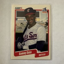 1990 Fleer #548 Sammy Sosa RC