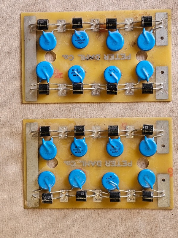 Peter Dahl High Voltage Rectifier Boards - 2 Each - Ham / Amateur Radio 