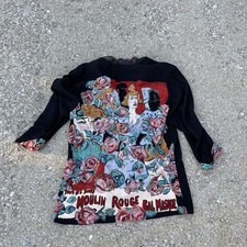 Vintage Carole Little Moulin Rouge Jacket Size 6 Maxi Boho Hippie Art To Wear
