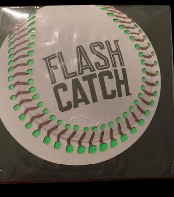 GLOW IN THE DARK BASEBALL! Flash Catch-Green-light up baseball-Normal size ball.