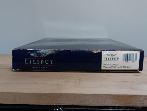 Liliput, n.º 240003/☠️'DR-Werhmant Four Koingtiger's en vagón plano, New/HO/DC/Epll | Condition: New