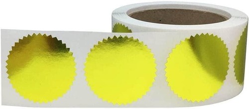250 Pcs 2 Inch Self-Adhesive Seal Labels for Certificates Notary Seals Awards - Picture 3 of 3