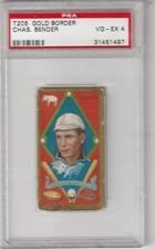 T205 Gold Border Chas. Bender, PSA VG-EX 4