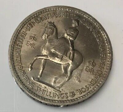 1953 Queens Coronation 5 Five Shilling Crown Coin | eBay