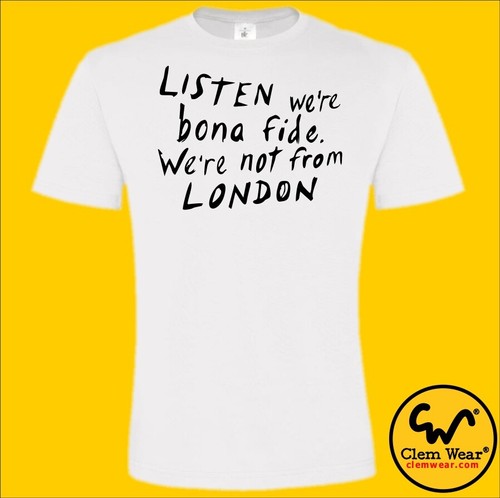 T-shirt Withnail and I t-shirt Not From London divertente film commedia culto Regno Unito - Foto 3 di 8