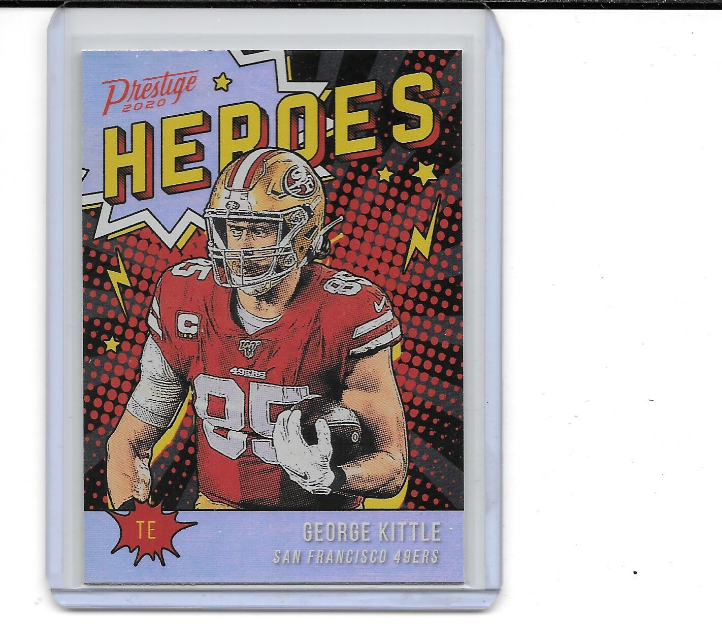 2020 PRESTIGE GEORGE KITTLE HEROES FOIL INSERT CARD 49'ERS