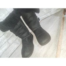 Women's Black Winter Boots Guess Los Angeles Size 6