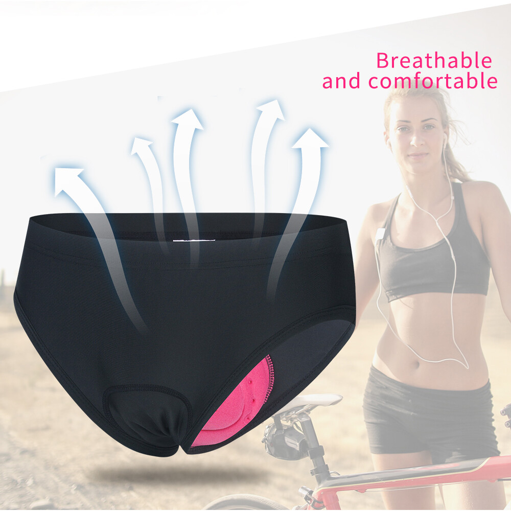 Sportneer Padded Bike Shorts for Woman 3D Padding Bicycle Cycling Underwear Women's