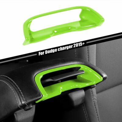 Inner Armrest Box Switch Button Decor Cover Trim for Dodge Charger 2011+ Green